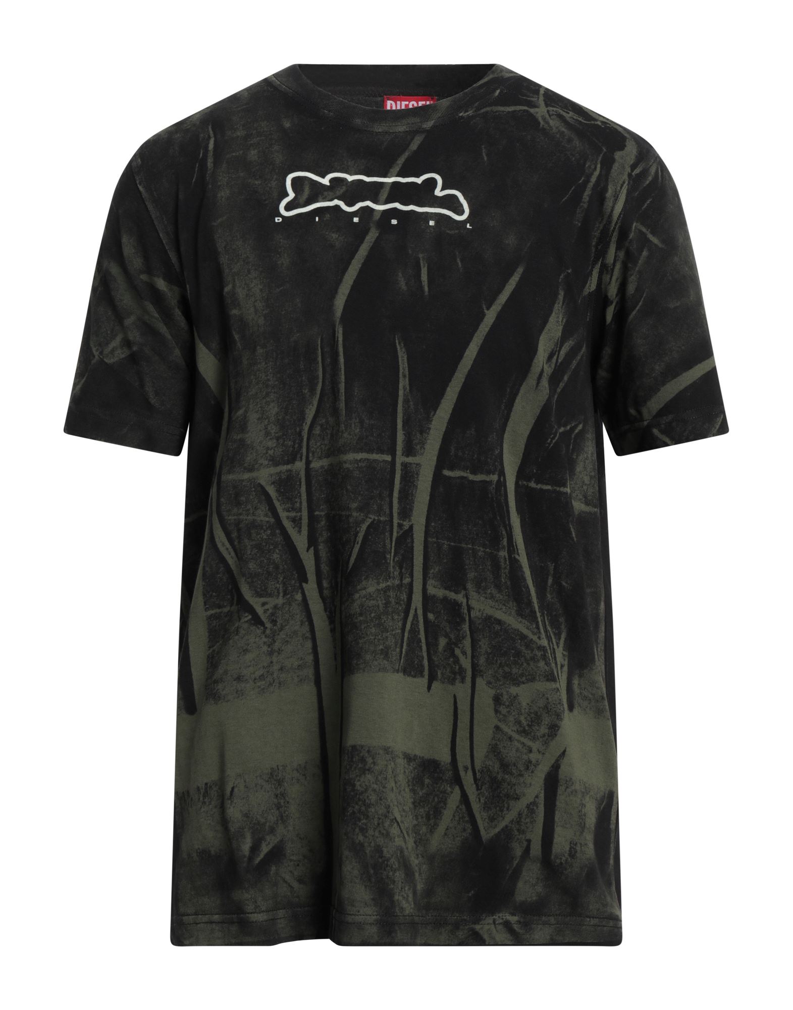 DIESEL ディーゼル Tシャツ・カットソー 黒x白 L 0124925E0131 imgrc0085327131.jpg