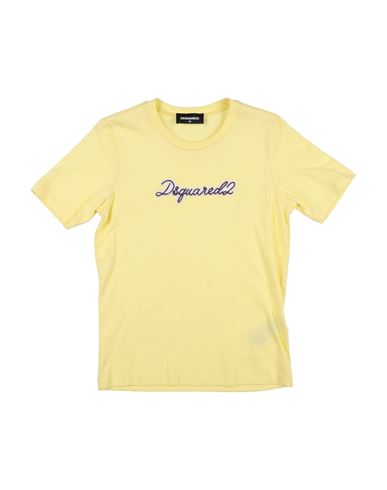 Dsquared2 Toddler Girl T-shirt Yellow Size 6 Cotton In Yellow