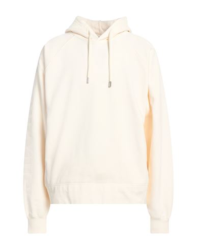 Jacquemus Man Sweatshirt Cream Size L Cotton