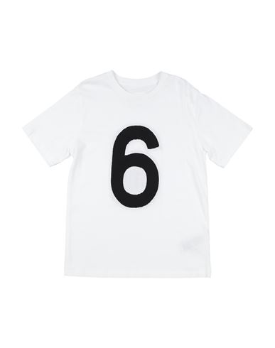 Mm6 Maison Margiela Toddler T-shirt White Size 6 Cotton In White