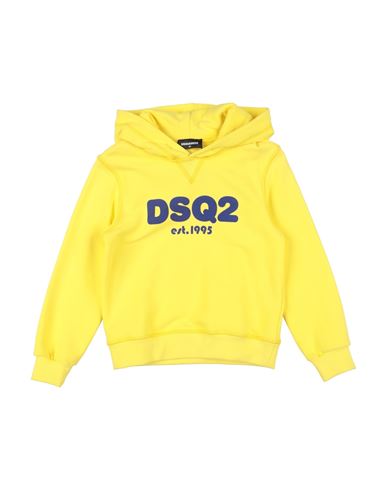 Dsquared2 Toddler Sweatshirt Yellow Size 6 Cotton, Elastane In Yellow