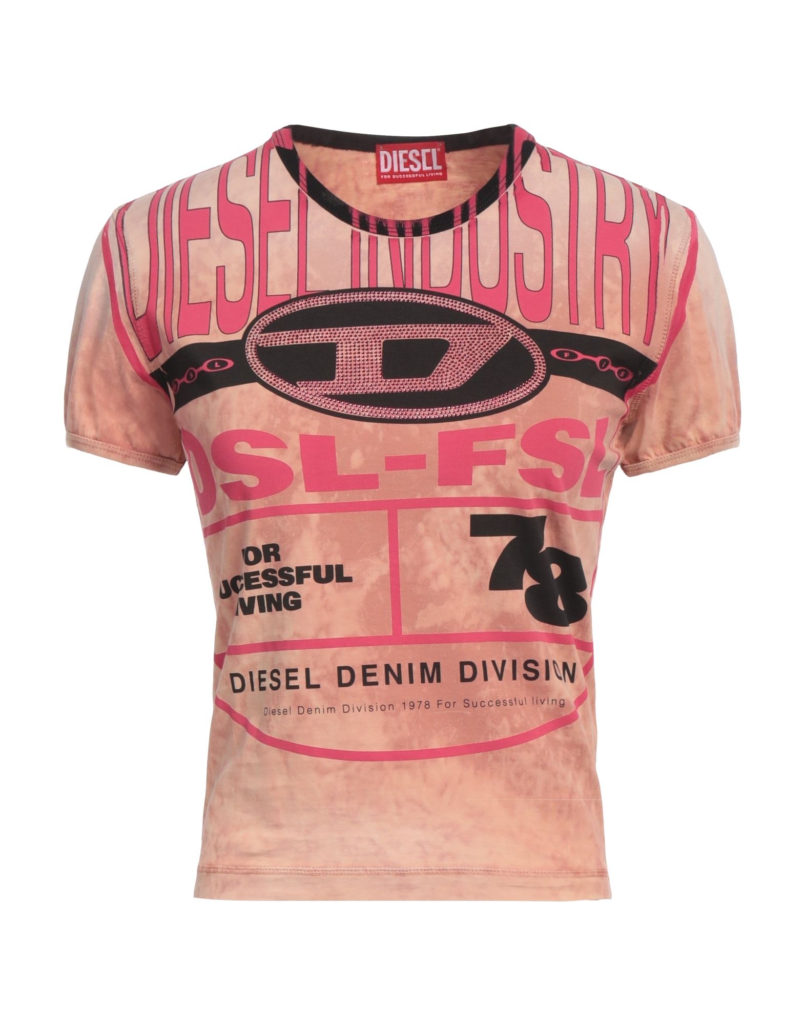 【美品】DIESELディーゼル　ロゴTシャツ サイズ12 レディースS T-ANGIE｜ウィメンズ｜ロゴTシャツ ｜ブラック｜ディーゼル