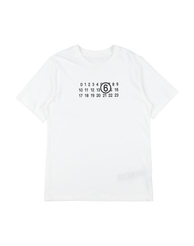 Mm6 Maison Margiela T-shirt Cotone Bianco In White