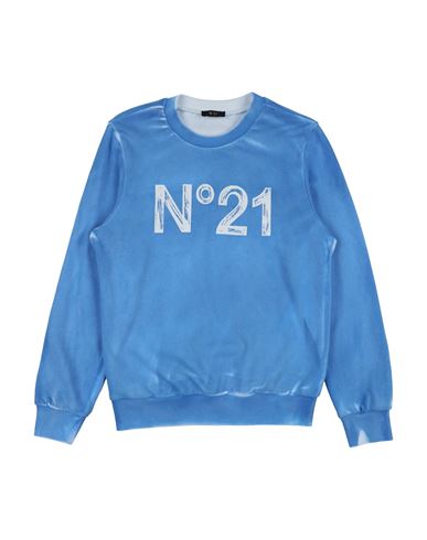 N°21 Toddler Sweatshirt Light Blue Size 6 Cotton In Blue