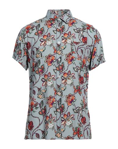 Grey Daniele Alessandrini Man Shirt Grey Size 16 Viscose