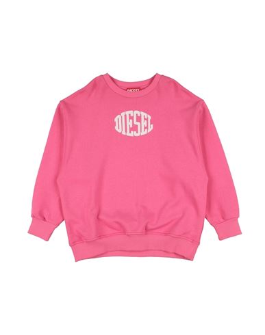 Diesel Toddler Girl Sweatshirt Magenta Size 6 Cotton, Elastane In Magenta