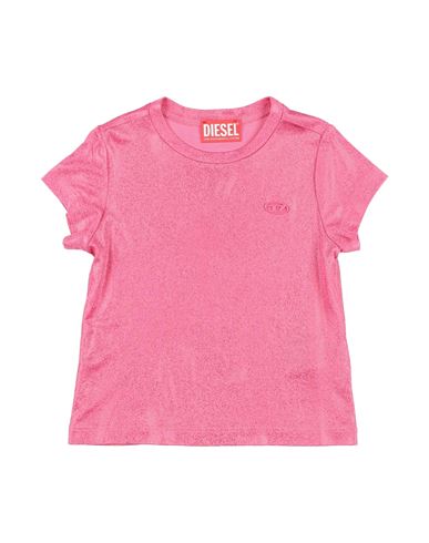 Diesel Toddler Girl T-shirt Fuchsia Size 6 Rayon In Pink