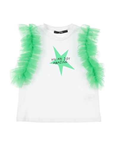 Relish Babies'  Toddler Girl T-shirt White Size 6 Cotton, Elastane
