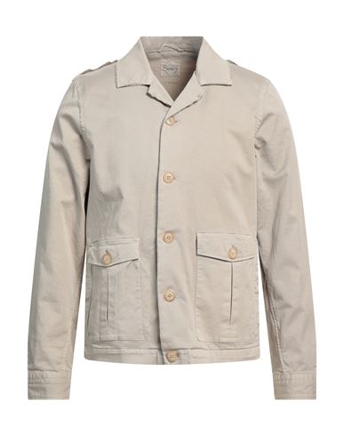 Mastricamiciai Man Jacket Beige Size M Cotton, Elastane In Beige