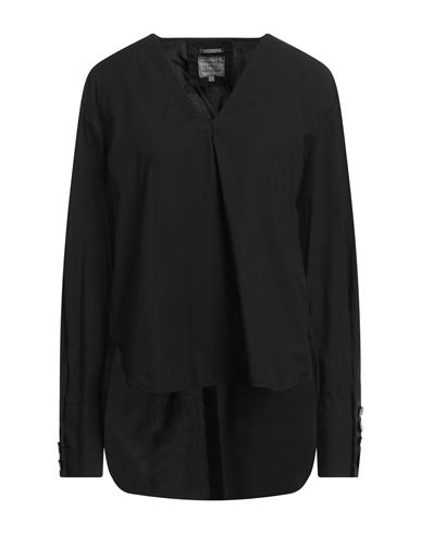 ALESSIA SANTI ALESSIA SANTI WOMAN TOP BLACK SIZE 10 COTTON 