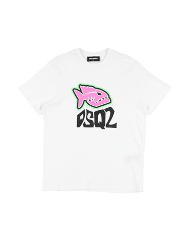 Dsquared2 Toddler T-shirt White Size 6 Cotton In White