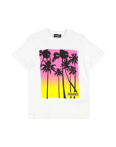 Dsquared2 Toddler T-shirt White Size 6 Cotton In White