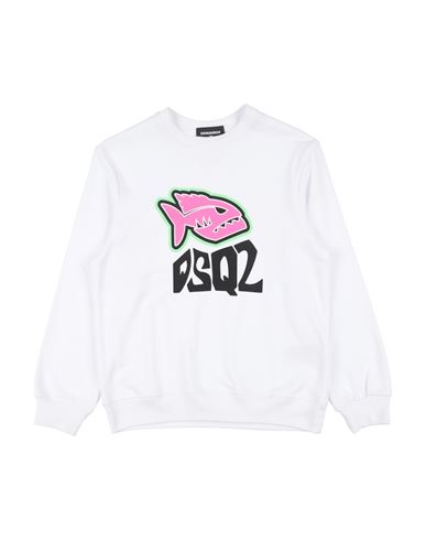 Dsquared2 Toddler Sweatshirt White Size 6 Cotton In White