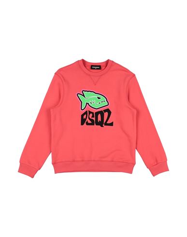 Dsquared2 Toddler Sweatshirt Coral Size 6 Cotton In Red