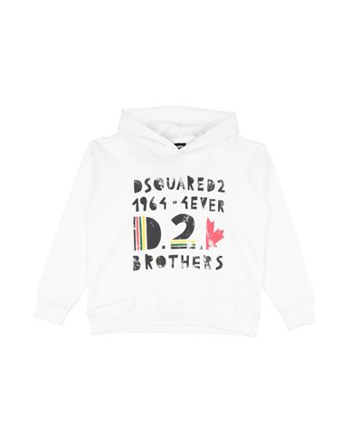 Dsquared2 Toddler Sweatshirt White Size 6 Cotton In White