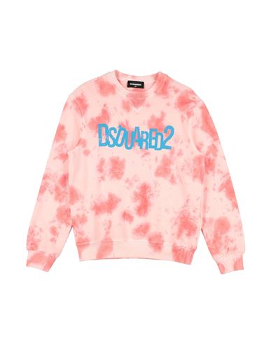 Dsquared2 Toddler Sweatshirt Light Pink Size 6 Cotton In Pink
