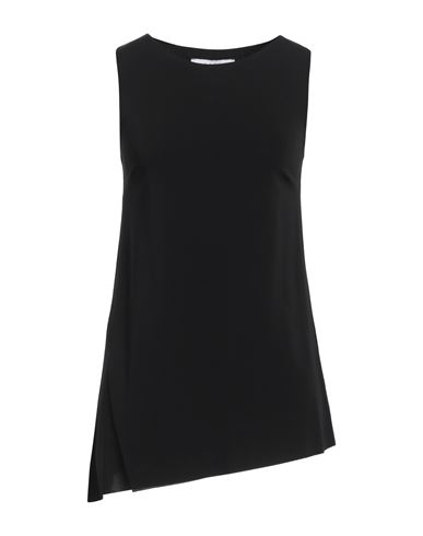 Kaos Woman Top Black Size 2 Acetate, Nylon, Elastane In Black