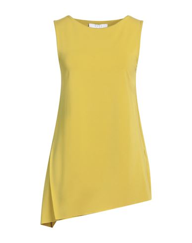 Shop Kaos Woman Top Lime Green Size 6 Acetate, Nylon, Elastane