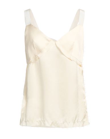 The Seafarer Woman Top Ivory Size 8 Cupro In White