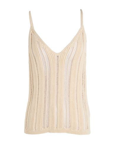 Pomandère Woman Top Ivory Size 10 Cotton In White