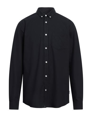 Only & Sons Man Shirt Midnight Blue Size Xl Cotton, Polyester In Blue