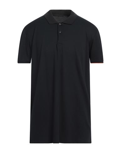 Rrd Man Polo Shirt Black Size 50 Cotton, Polyamide, Elastane In Black