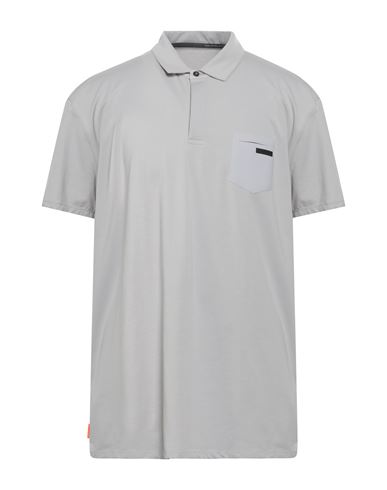 Rrd Man Polo Shirt Light Grey Size 48 Cotton, Elastane In Gray