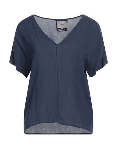 Alessia Santi Woman Top Navy Size 10 Viscose In Navy