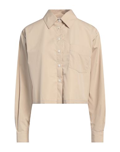 ASPESI ASPESI WOMAN SHIRT BEIGE SIZE 6 COTTON 