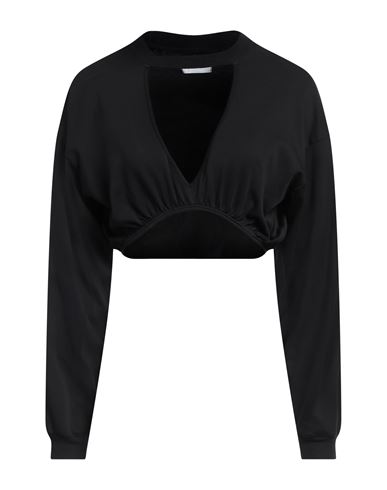 Amish Woman Top Black Size M Cotton In Black