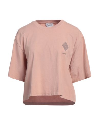 Amish T-shirt For Woman Amd093cg45xxxx Grey Pink In Pink