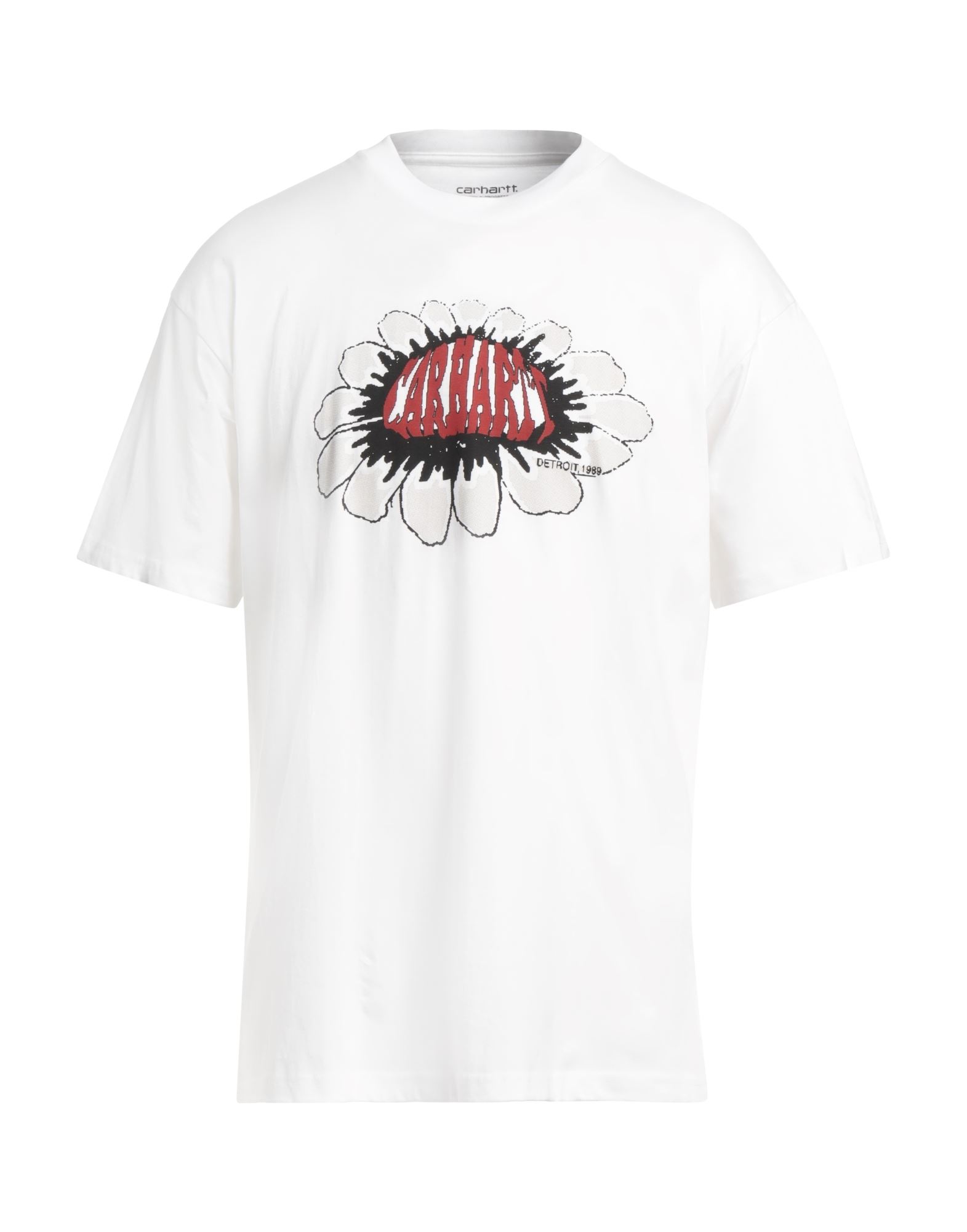 ★国内在庫/即発可*Carhartt*BENEプリントTシャツ/WHITE★ Carhartt WIP - Bene Printed Cotton-Jersey T-Shirt - White