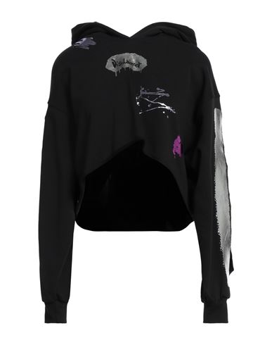 Disclaimer Woman Sweatshirt Black Size M Cotton In Black