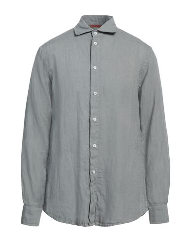 BARENA VENEZIA BARENA MAN SHIRT GREY SIZE 40 LINEN 
