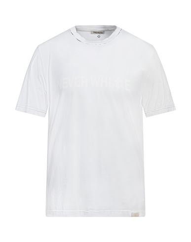 Premiata Man T-shirt White Size Xl Cotton In White