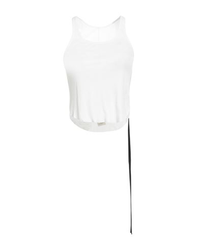 Rick Owens Drkshdw Drkshdw By Rick Owens Woman Tank Top White Size L Cotton In White