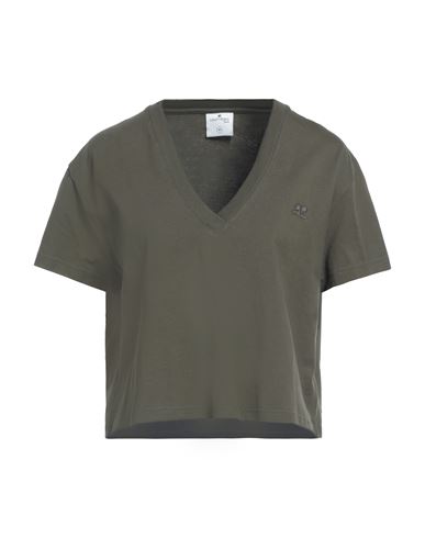 Courrèges Courreges Woman T-shirt Military Green Size M Cotton In Green