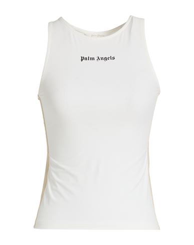 Palm Angels Woman Tank Top White Size Xxs Polyamide, Elastane, Polyester In White