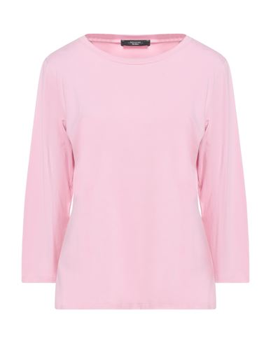 Weekend Max Mara Woman T-shirt Pink Size Xxl Cotton, Elastane