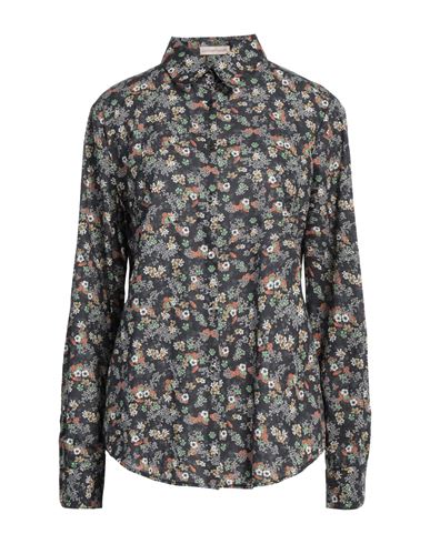 Camicettasnob Woman Shirt Steel Grey Size 12 Cotton In Grey