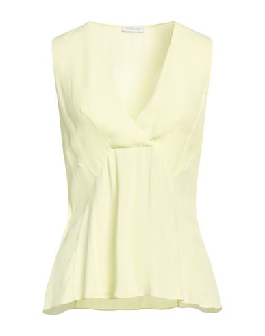 Patrizia Pepe Woman Top Lime Green Size 8 Viscose In Green