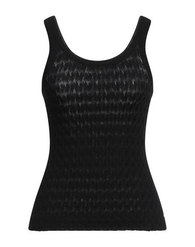 MISSONI MISSONI WOMAN TOP BLACK SIZE 2 WOOL 