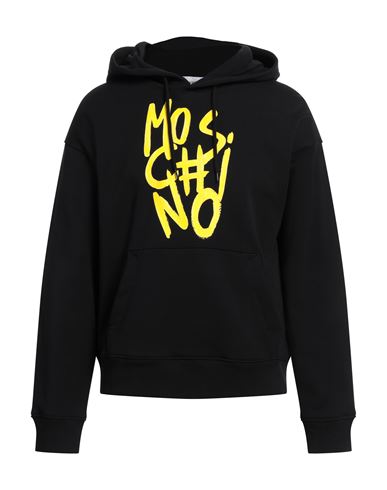 Moschino Logo-print Cotton Hoodie In Black