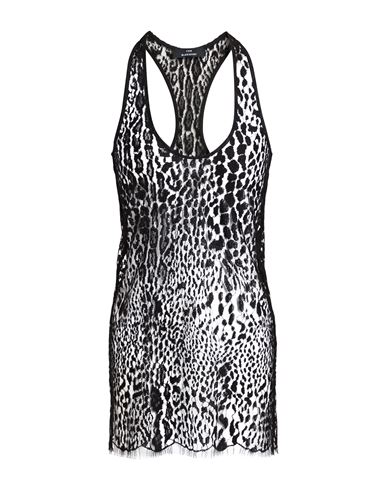 Chb Woman Top Black Size S Viscose, Polyamide In Black