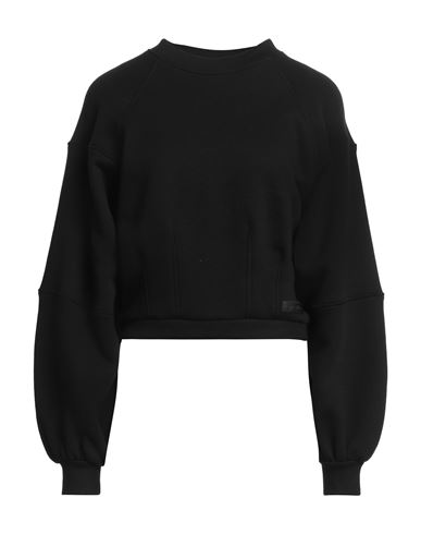 John Richmond Woman Sweatshirt Black Size Xl Cotton, Polyester In Black