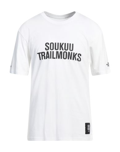 Soukuu By The North Face X Undercover Man T-shirt White Size S Cotton, Lyocell In White
