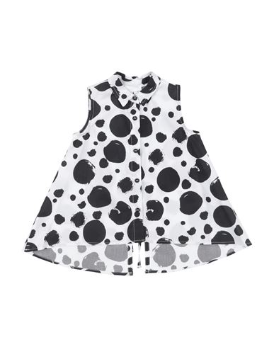 Fun & Fun Toddler Girl Shirt White Size 7 Cotton, Elastane In White