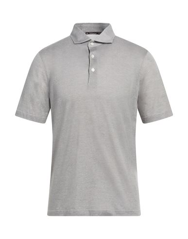 Shop Viadeste Man Polo Shirt Light Grey Size 44 Cotton In Beige