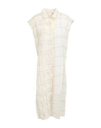 Liu •jo Woman Shirt Ivory Size 8 Cotton, Polyamide In White