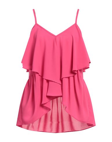 Kaos Woman Top Fuchsia Size 6 Polyester In Pink